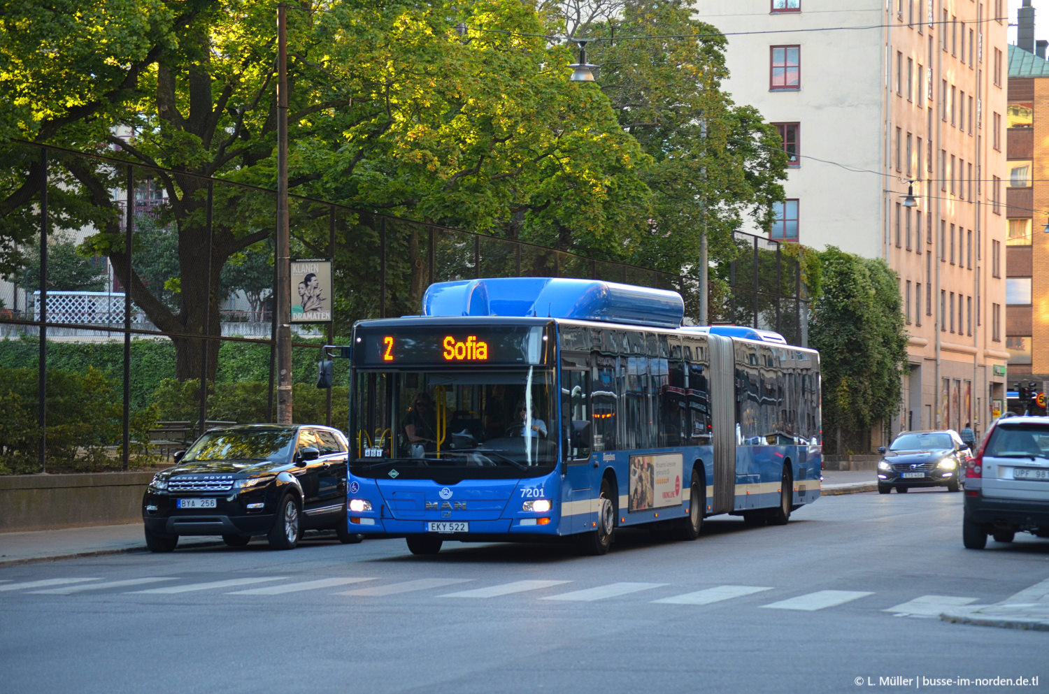 Швеция, MAN A23 Lion's City G NG313 CNG № 7201