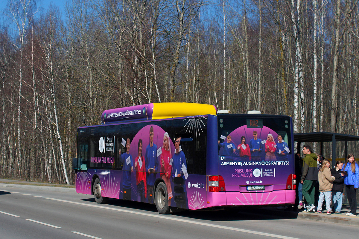 Литва, MAN A21 Lion's City NL243 CNG № 1171