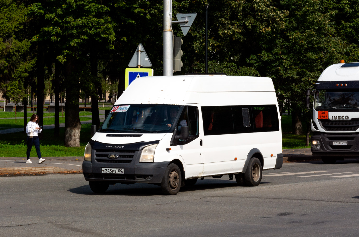 Башкортостан, Нижегородец-222702 (Ford Transit) № Х 245 РВ 102