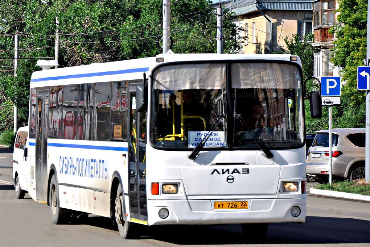 Алтайский край, ЛиАЗ-5256.65 № АТ 726 22