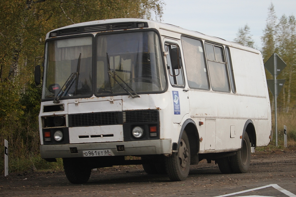 Тамбовская область, ПАЗ-32053-20 № О 961 ЕТ 68