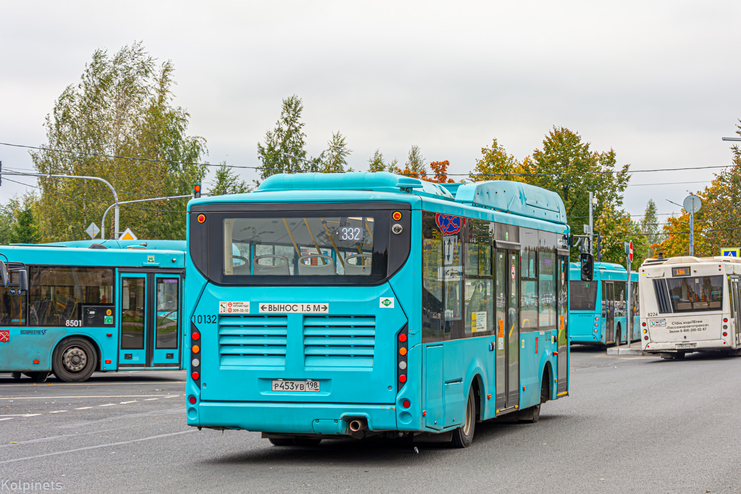 Санкт-Петербург, Volgabus-4298.G4 (CNG) № 10132; Санкт-Петербург, МАЗ-203.047 № 8391