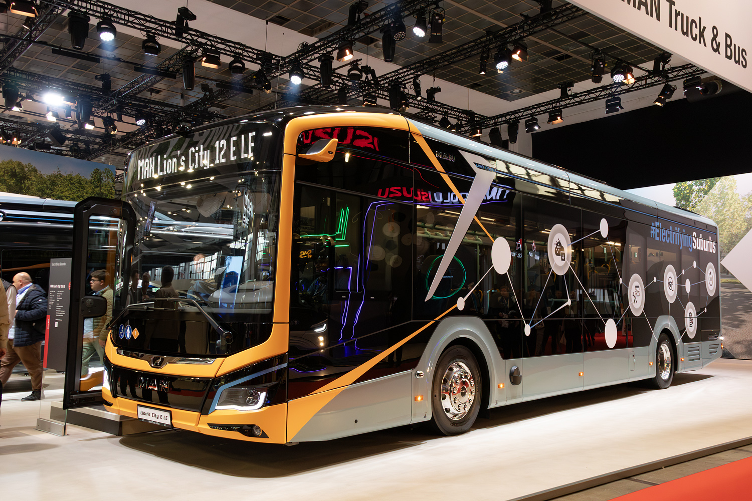 Бавария, MAN 72C Lion's City 12 E LE NL326 № [72C0001]; Бельгия — Busworld Europe 2025