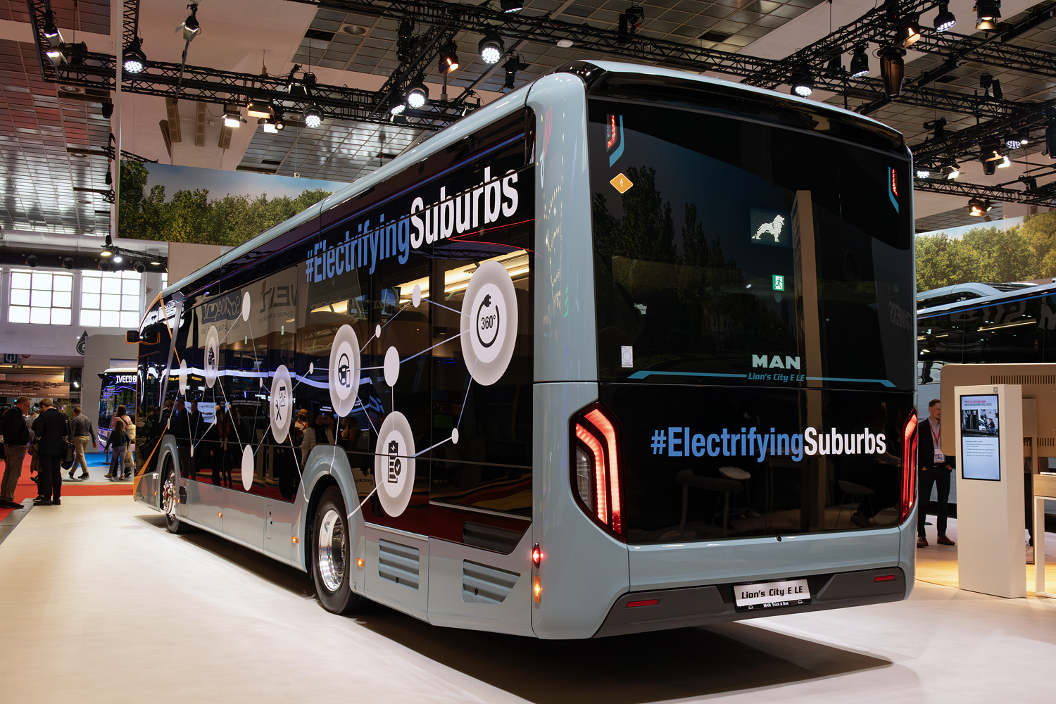 Бавария, MAN 72C Lion's City 12 E LE NL326 № [72C0001]; Бельгия — Busworld Europe 2025