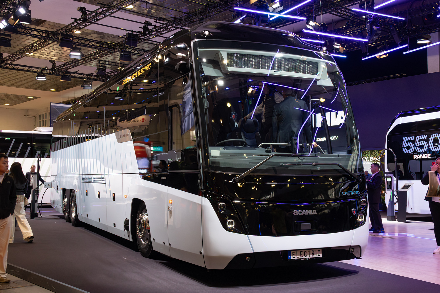 Швеция, Caetano eLevante № [ELECTRIC]; Бельгия — Busworld Europe 2025