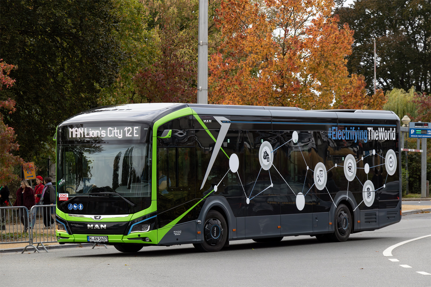 Бавария, MAN 12C Lion's City 12 E NL326 № M-AN 5607; Бельгия — Busworld Europe 2025