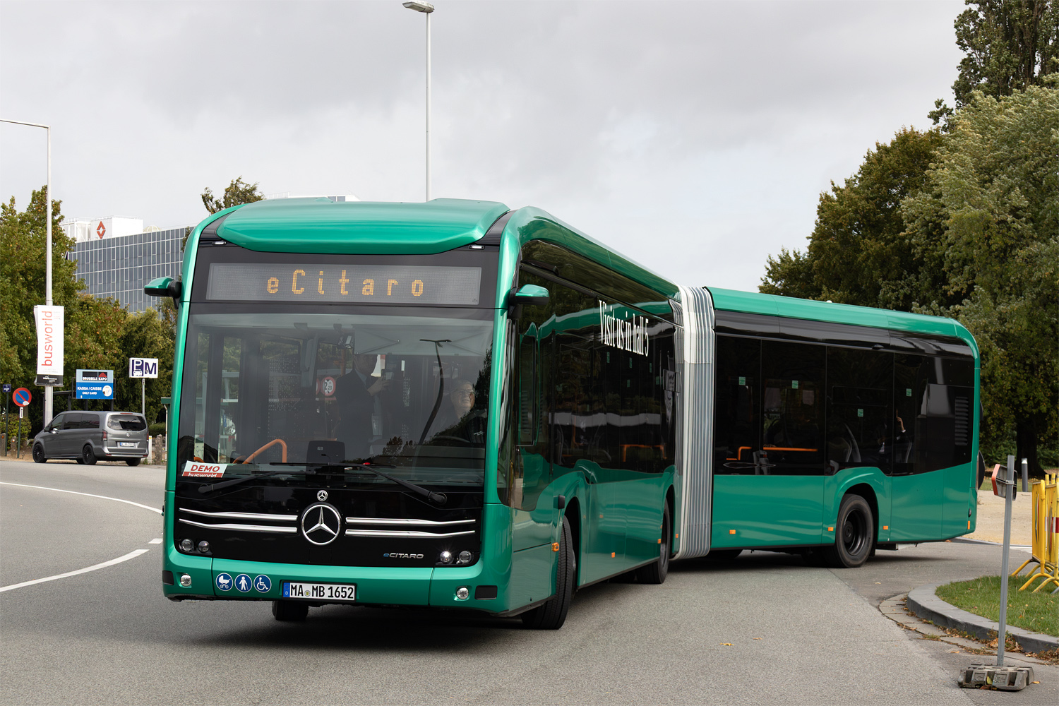Баден-Вюртемберг, Mercedes-Benz eCitaro G № MA-MB 1652; Бельгия — Busworld Europe 2025