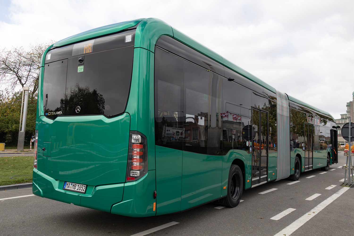 Баден-Вюртемберг, Mercedes-Benz eCitaro G № MA-MB 1652; Бельгия — Busworld Europe 2025