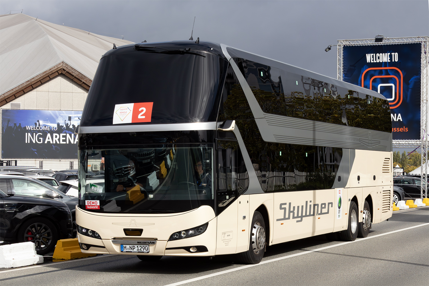 Бавария, Neoplan P06 N1222/3L Skyliner L № M-NP 1290; Бельгия — Busworld Europe 2025