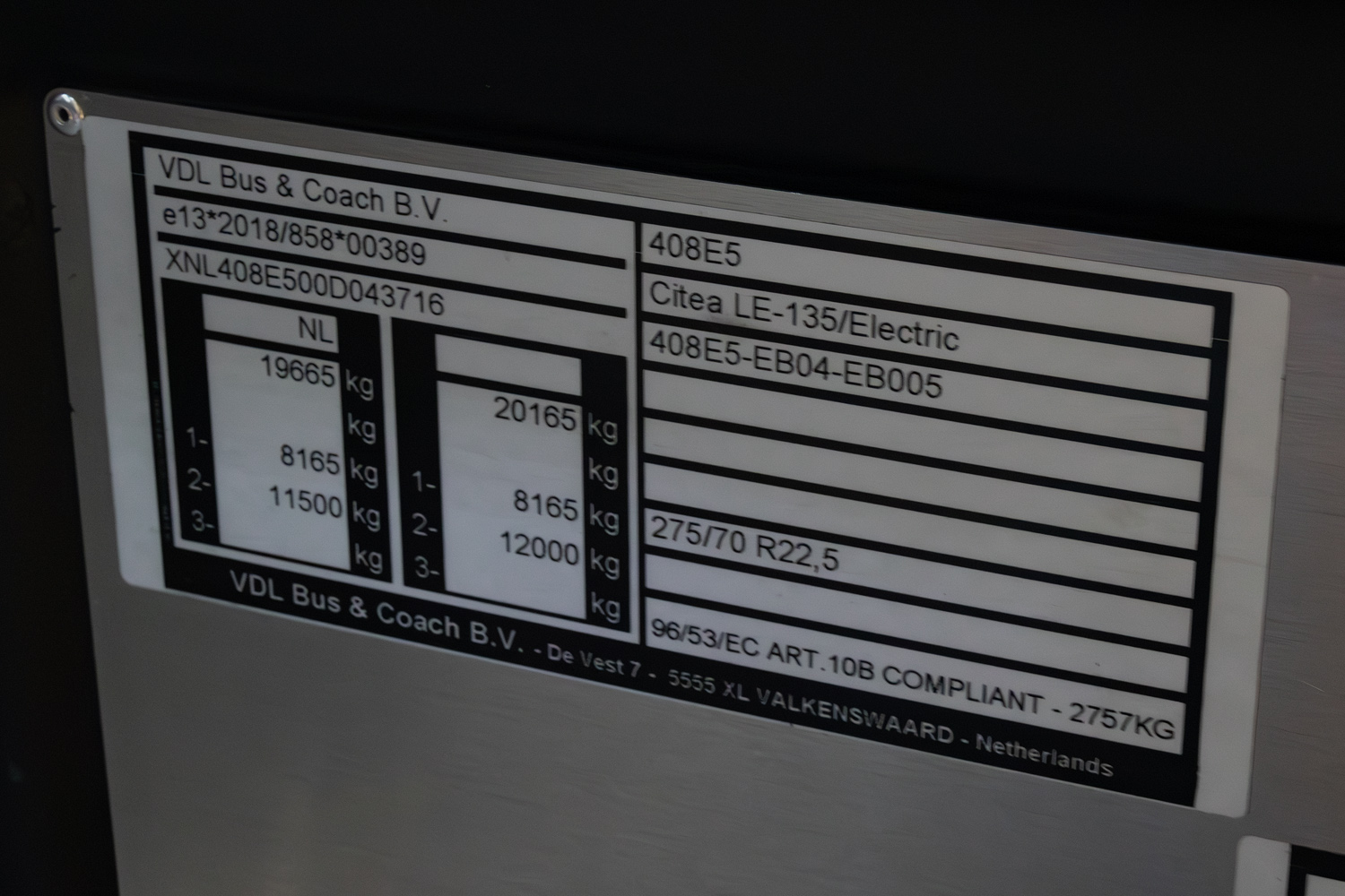 Нидерланды, VDL Citea LE-135 № [43716]