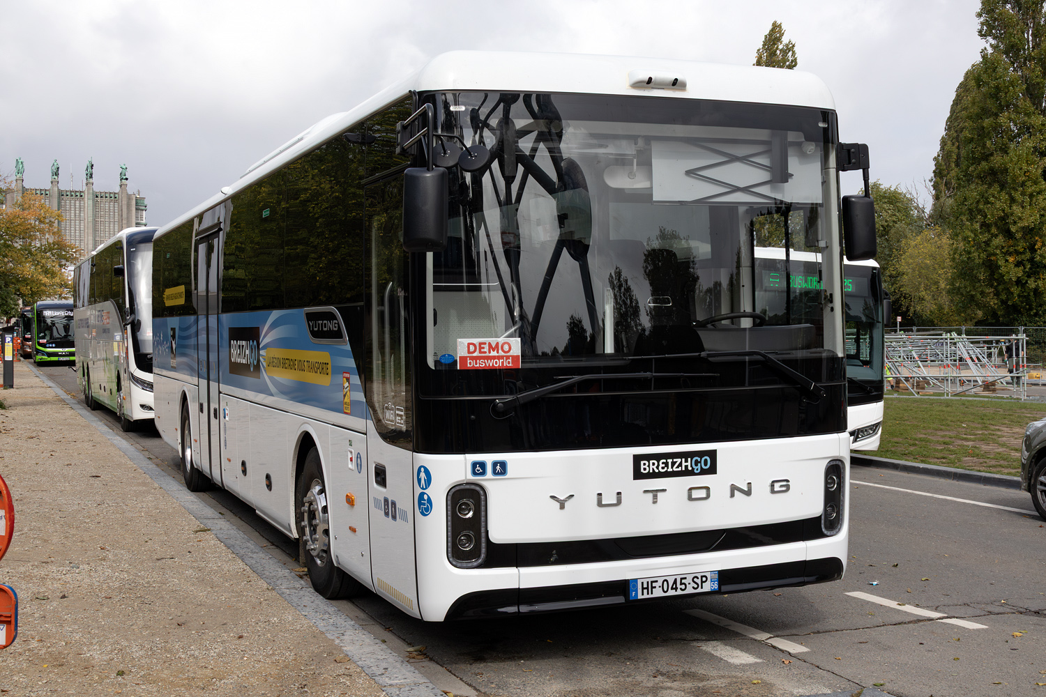 Франция, Yutong IC12E № HF-045-SP; Бельгия — Busworld Europe 2025