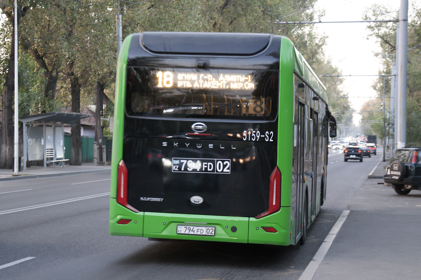 Алматы, Skywell NJL6128BEV (СемАЗ) № 5159-S2