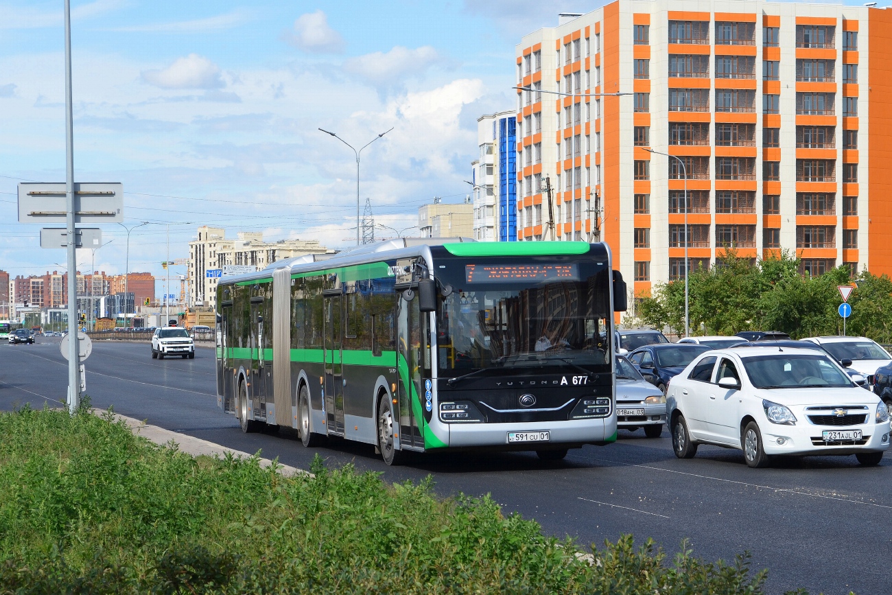 Астана, Yutong ZK6180HG (QazTehna) № A677