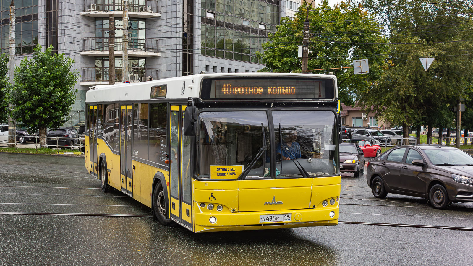 Удмуртия, МАЗ-103.486 № А 435 МТ 18