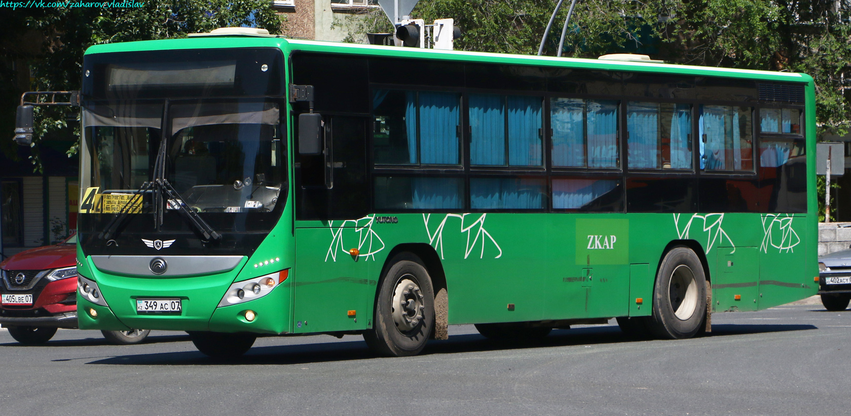 Западно-Казахстанская область, Yutong ZK6108HGH № 349 AC 07