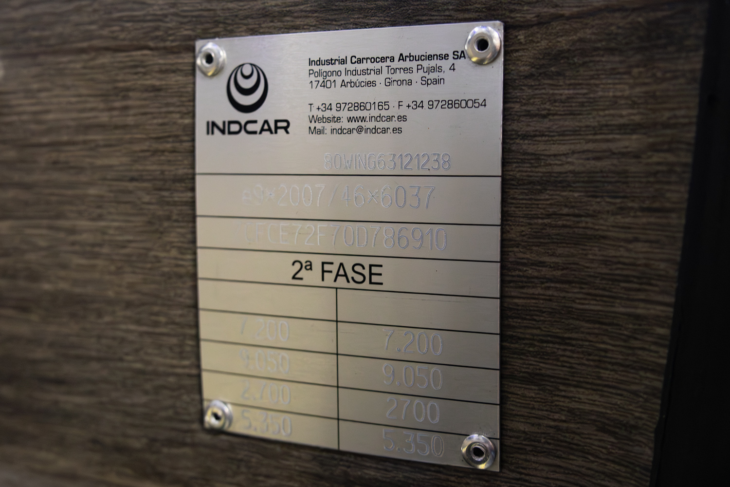 Испания, Indcar Wing L8,5 № [786910]