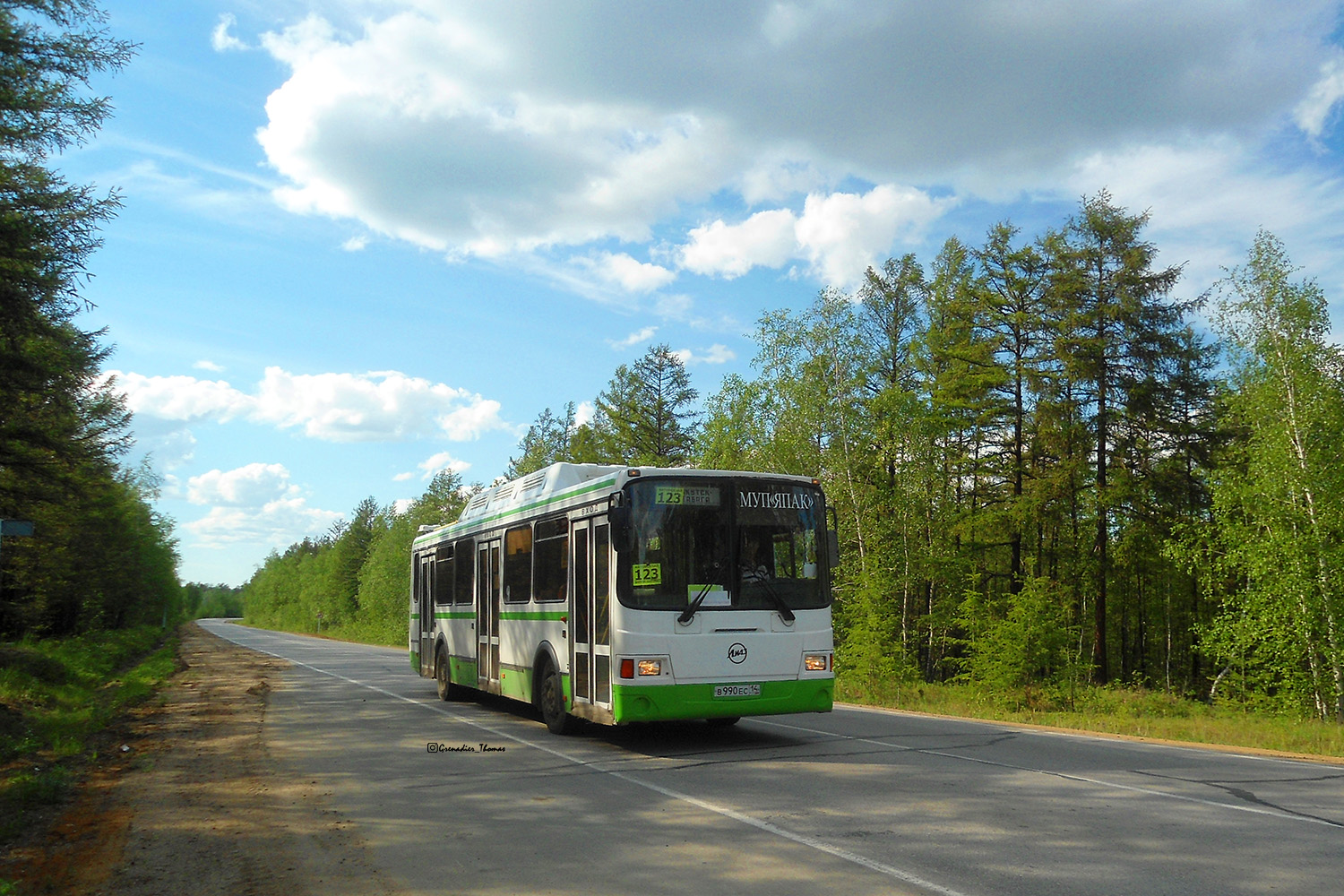 Саха (Якутия), ЛиАЗ-5256.57 № В 990 ЕС 14