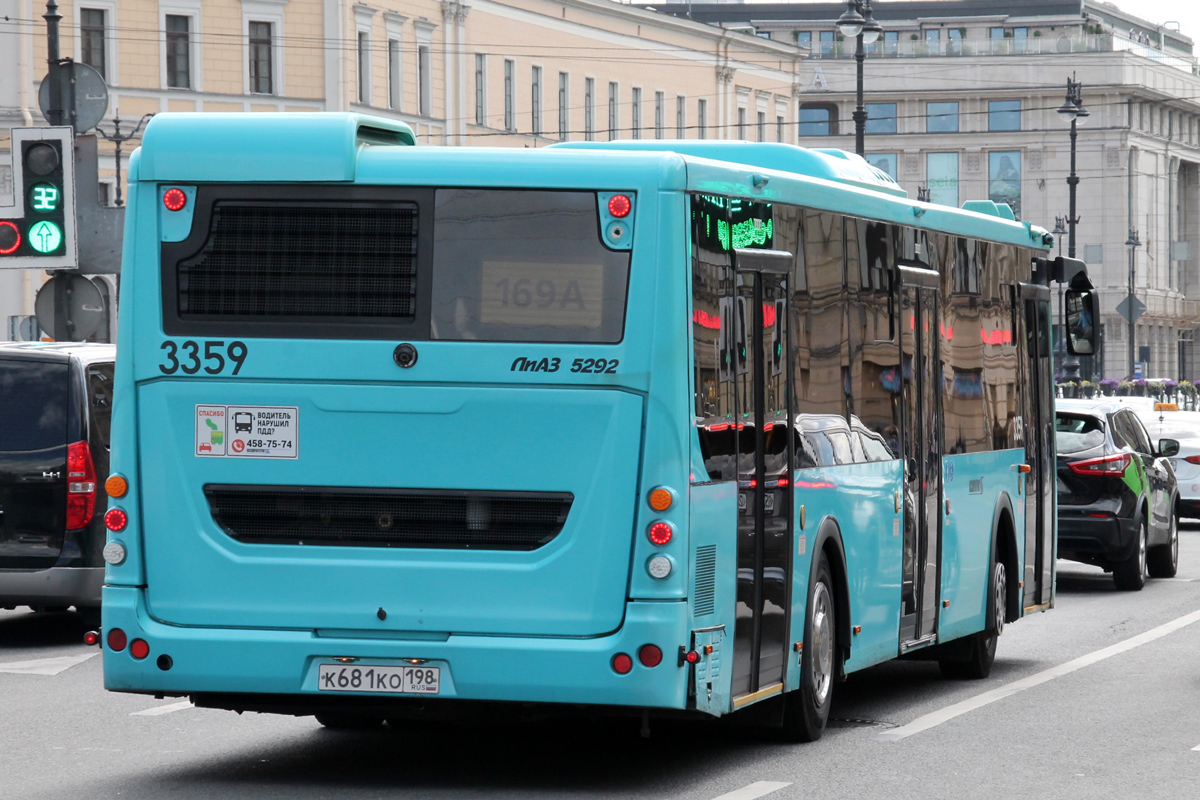 Petrohrad, LiAZ-5292.65 č. 3359 Petrohrad, LiAZ-5292.65 č. 3359