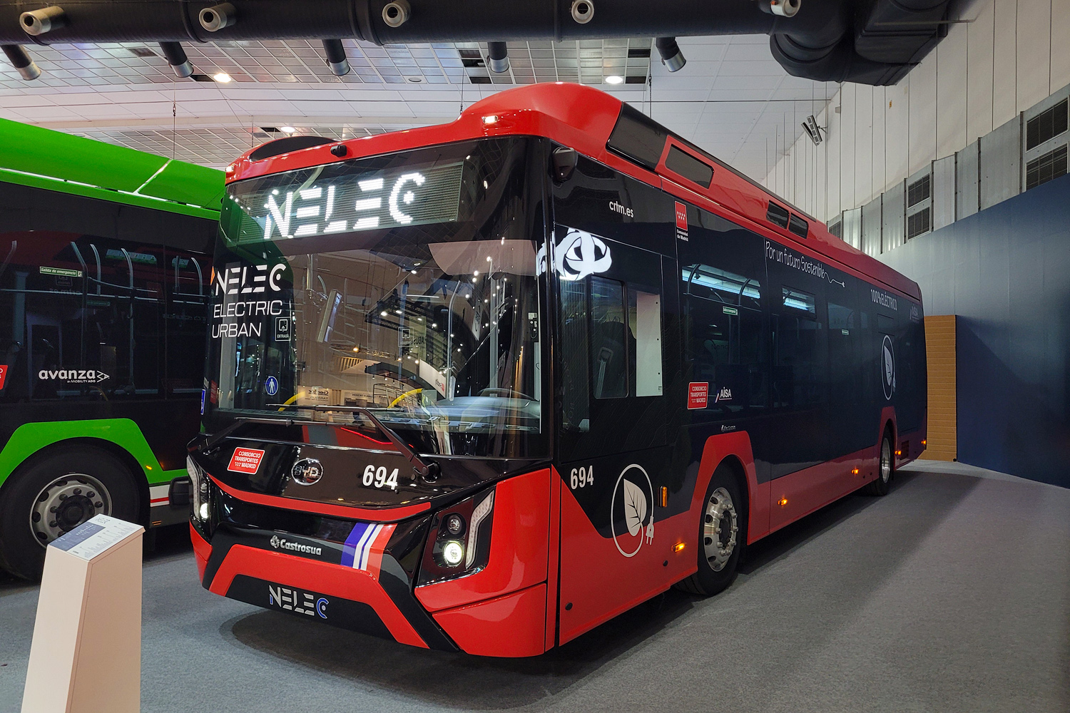 Испания, Castrosua Nelec № 694; Бельгия — Busworld Europe 2025