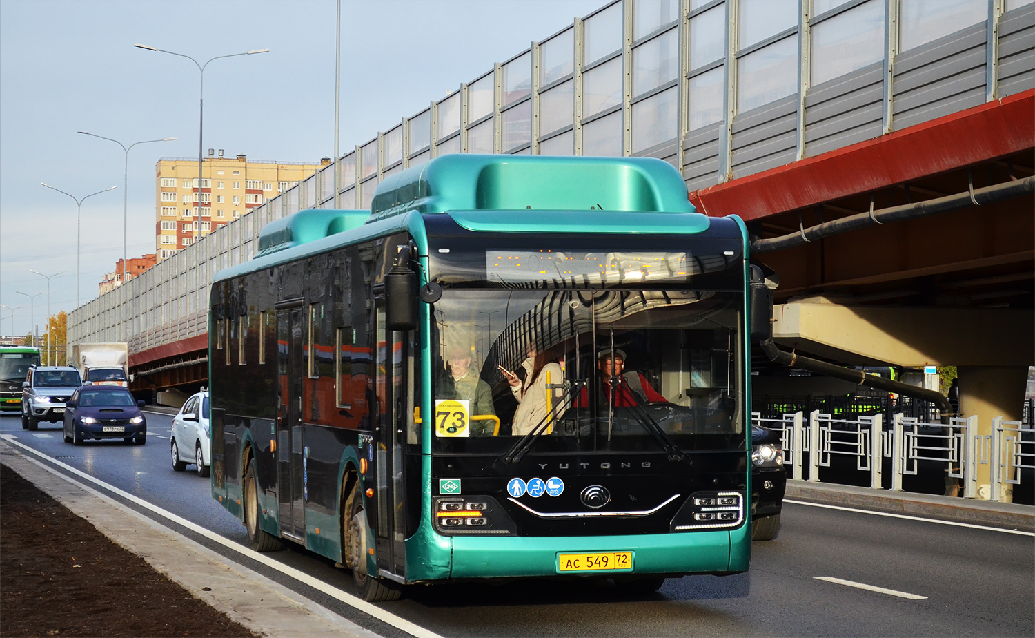 Тюменская область, Yutong ZK6116HG № АС 549 72 Тюменская область, Yutong ZK6116HG № АС 549 72