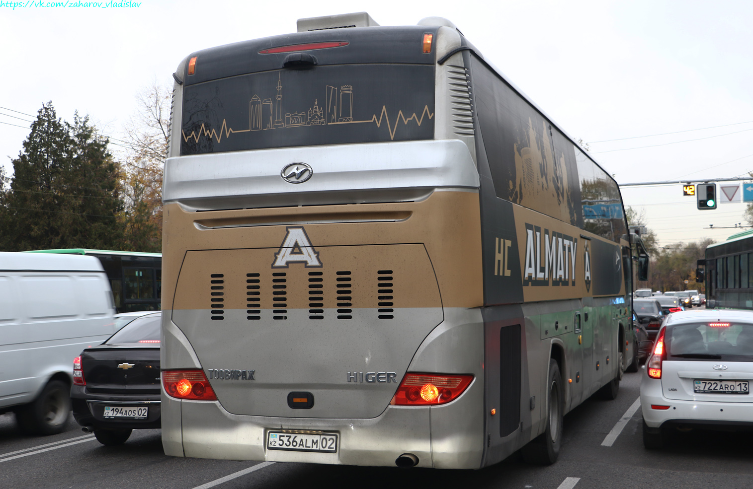 Алматы, Higer KLQ6125B1 № 536 ALM 02