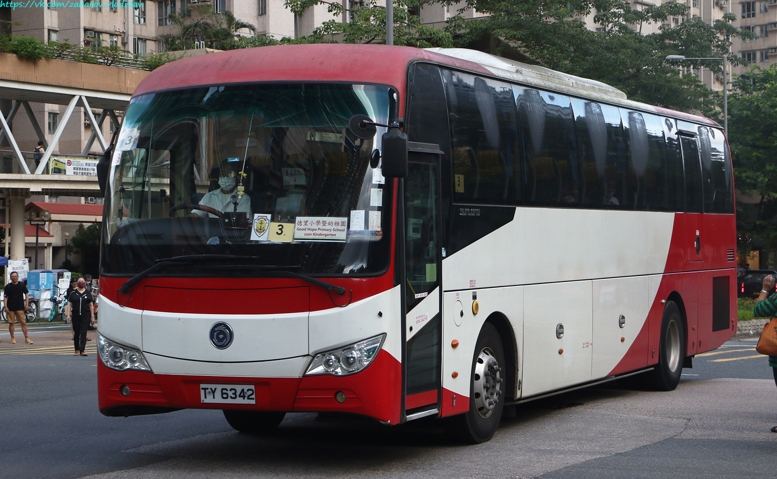 Гонконг, Sunlong SLK6112LYA № TY 6342