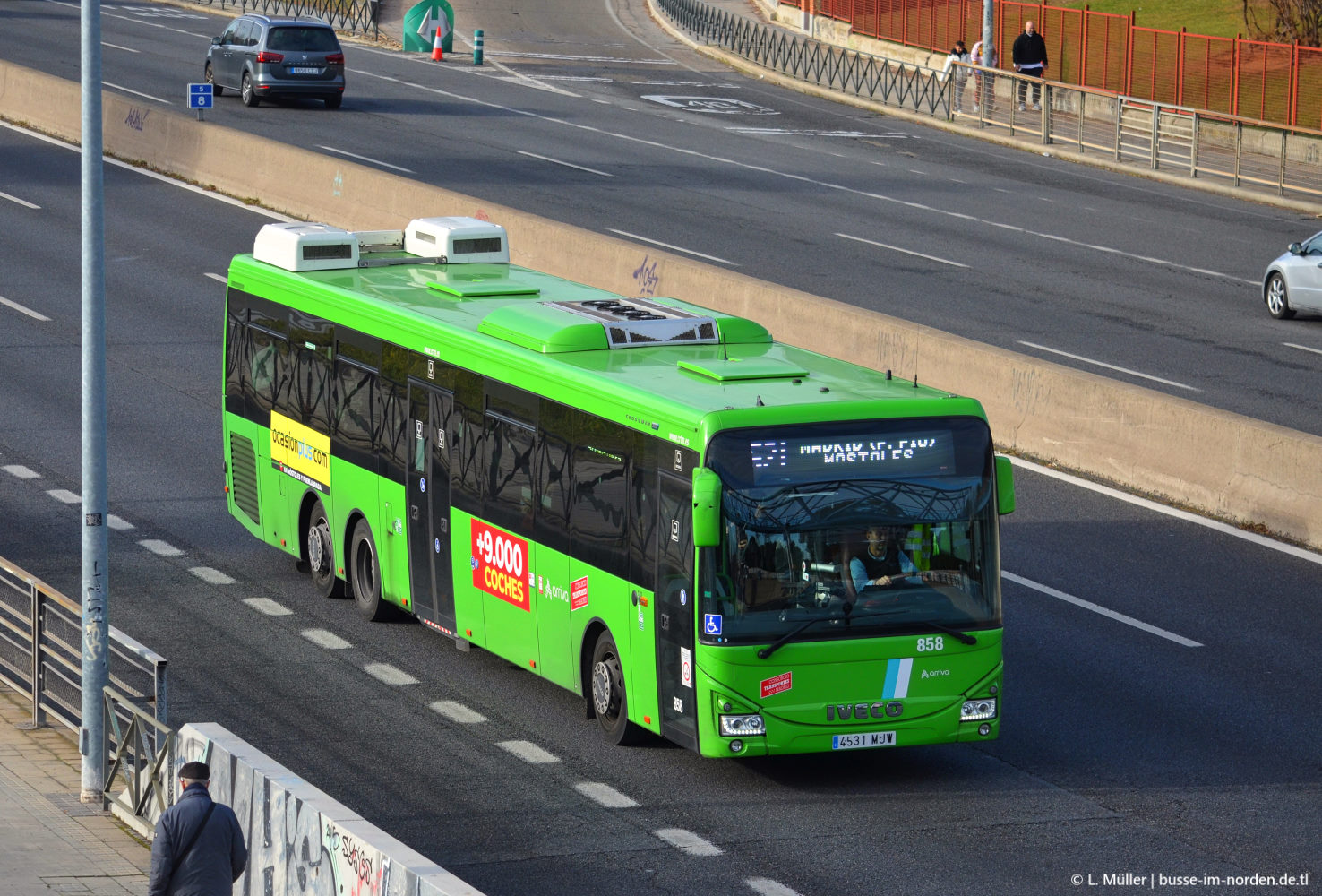 Испания, IVECO Crossway LE LINE 14.5M Hybrid № 858
