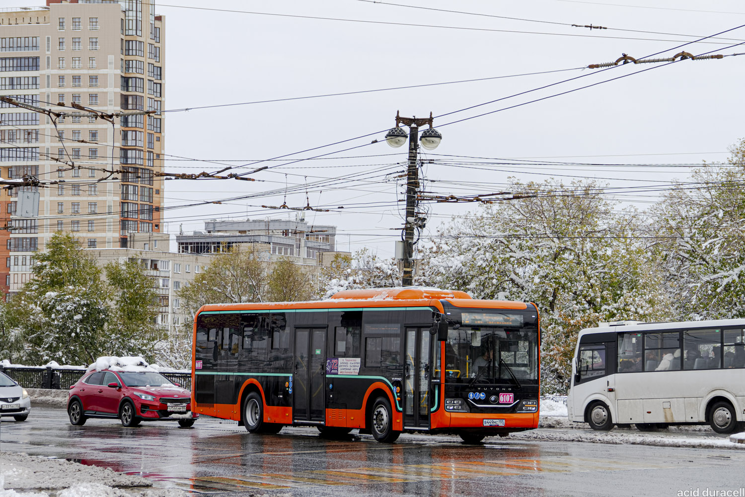 Омская область, Yutong ZK6116HG № 6107