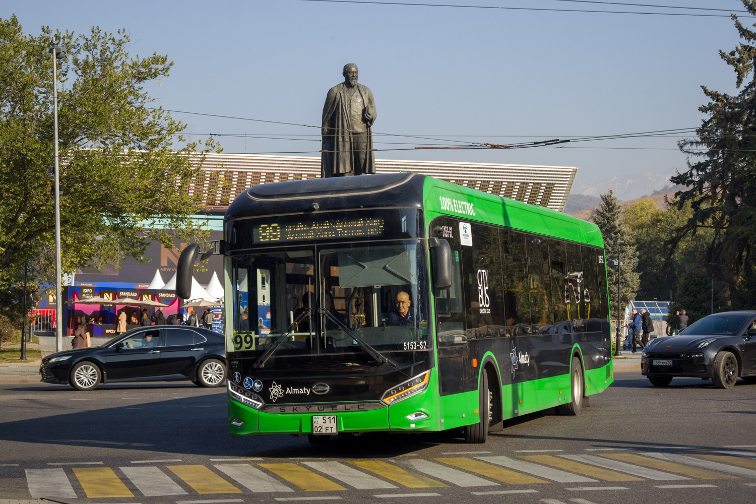 Алматы, Skywell NJL6128BEV (СемАЗ) № 5153-S2