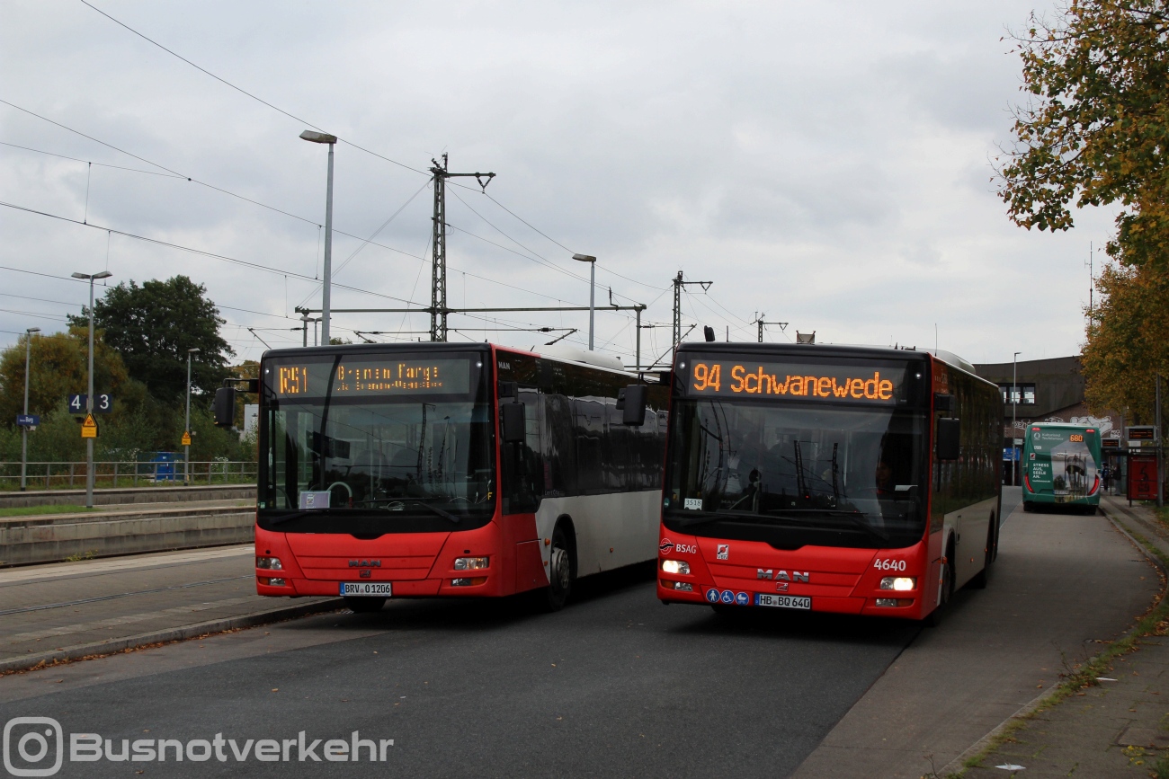 Бремен, MAN A23 Lion's City GL NG323 № 4640