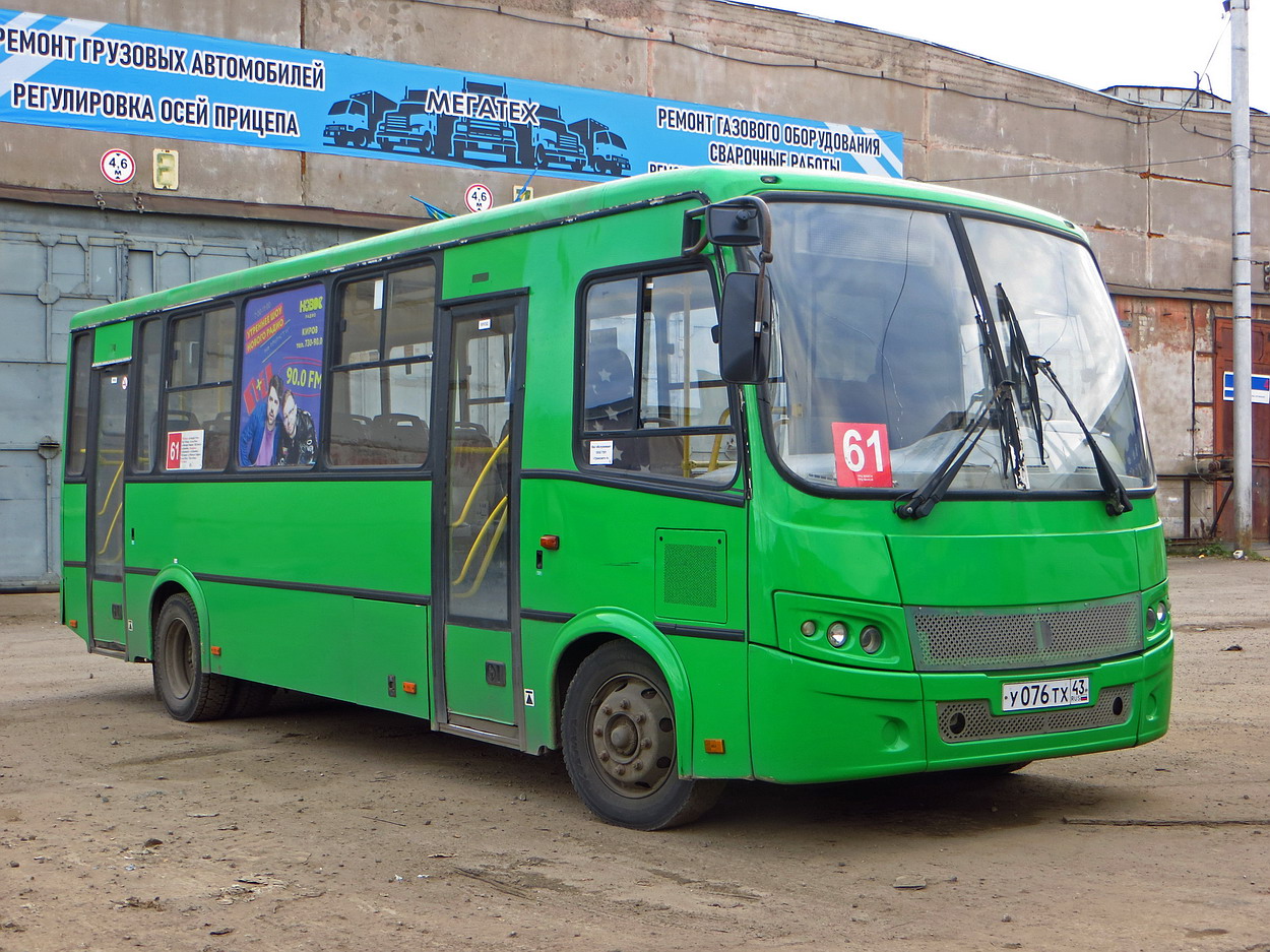 Кировская область, ПАЗ-320412-04 "Вектор" № У 076 ТХ 43