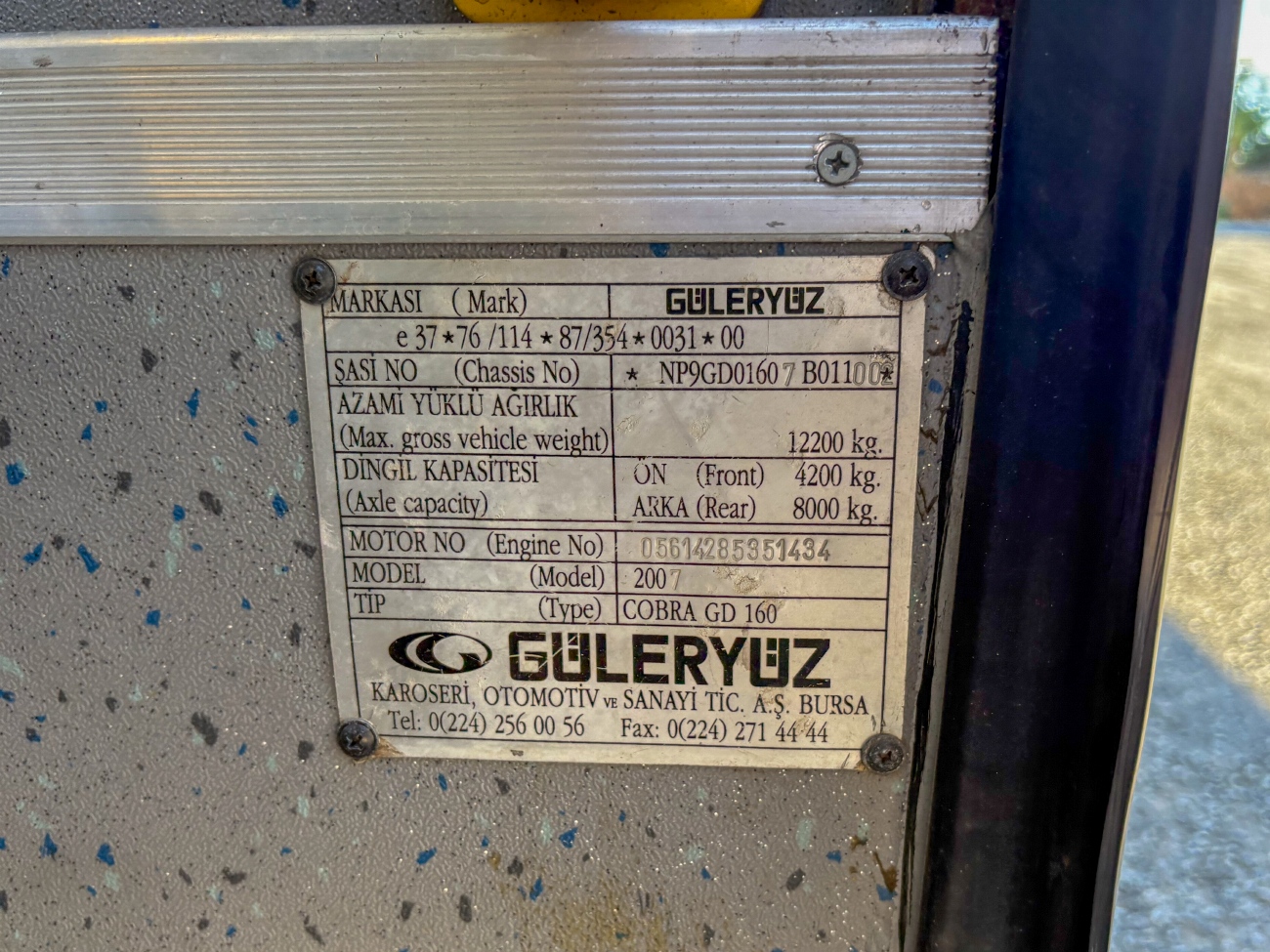 Турция, Güleryüz Cobra GD160 № 27