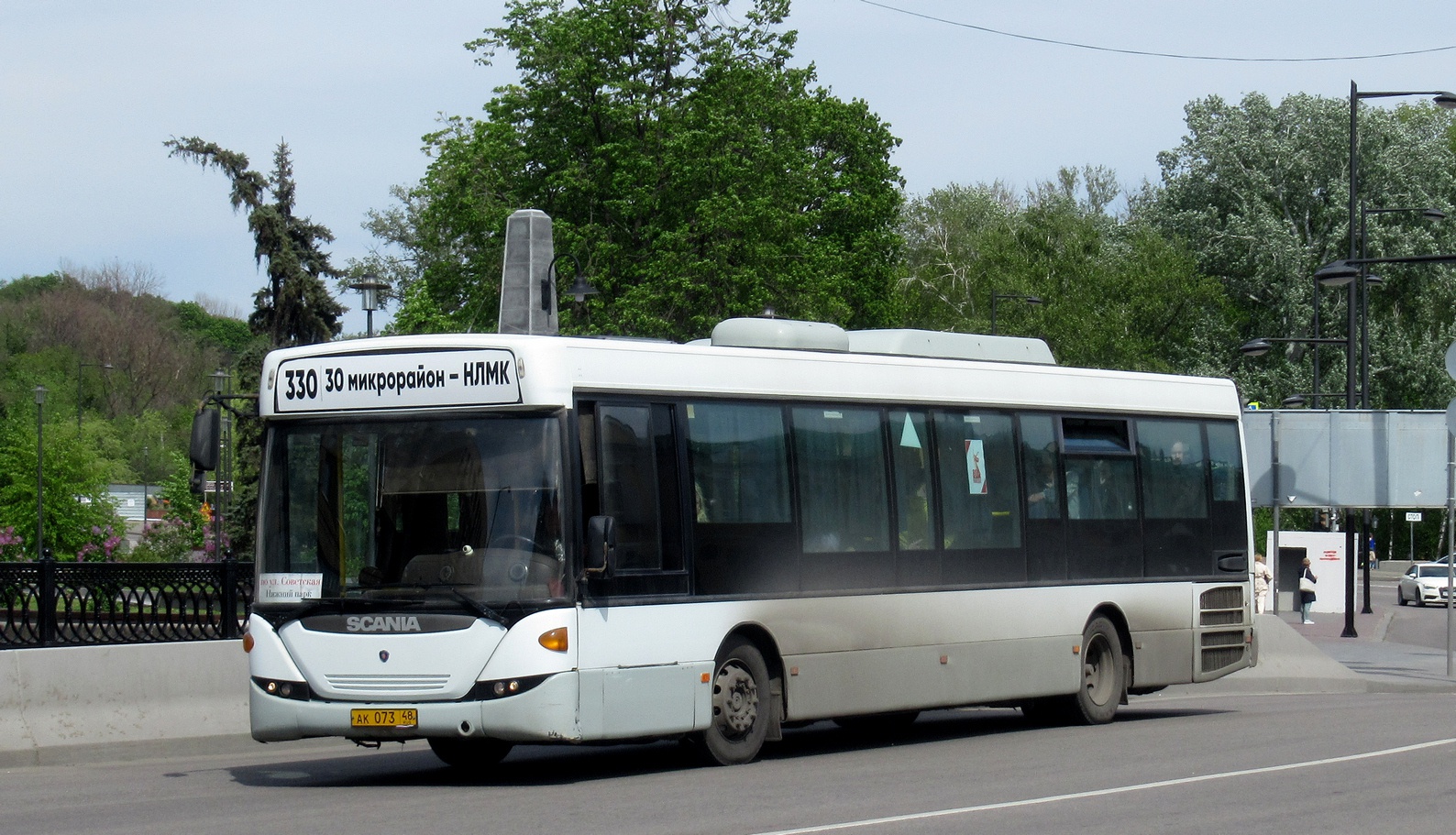 Липецкая область, Scania OmniLink II (Скания-Питер) № АК 073 48