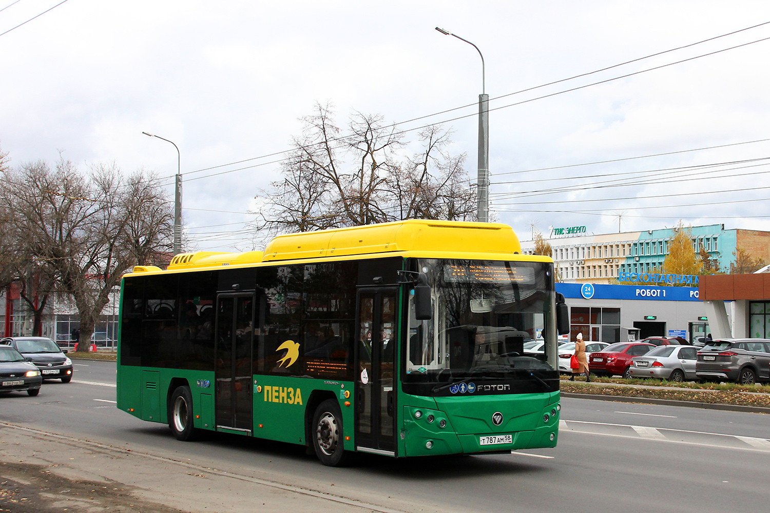 Пензенская область, Foton BJ6105C6MCD-1 № Т 787 АМ 58