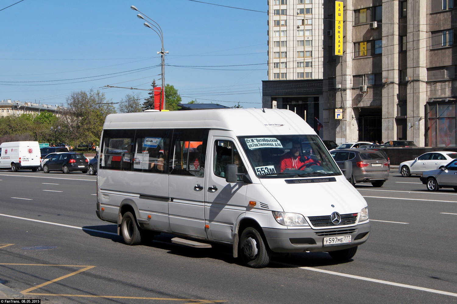 Москва, Луидор-223201 (MB Sprinter Classic) № У 597 МЕ 777