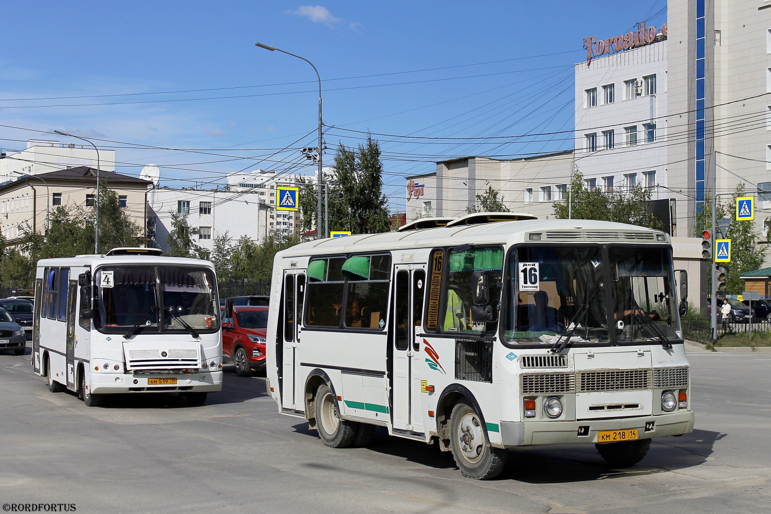 Саха (Якутия), ПАЗ-320302-08 № КМ 519 14; Саха (Якутия), ПАЗ-32054 № КМ 218 14