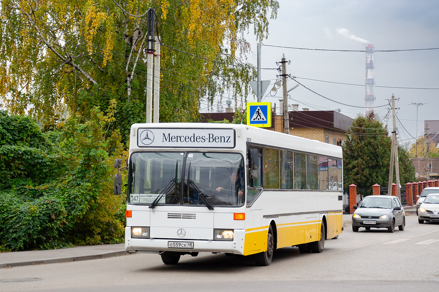 Липецкая область, Mercedes-Benz O405 № О 559 СК 48