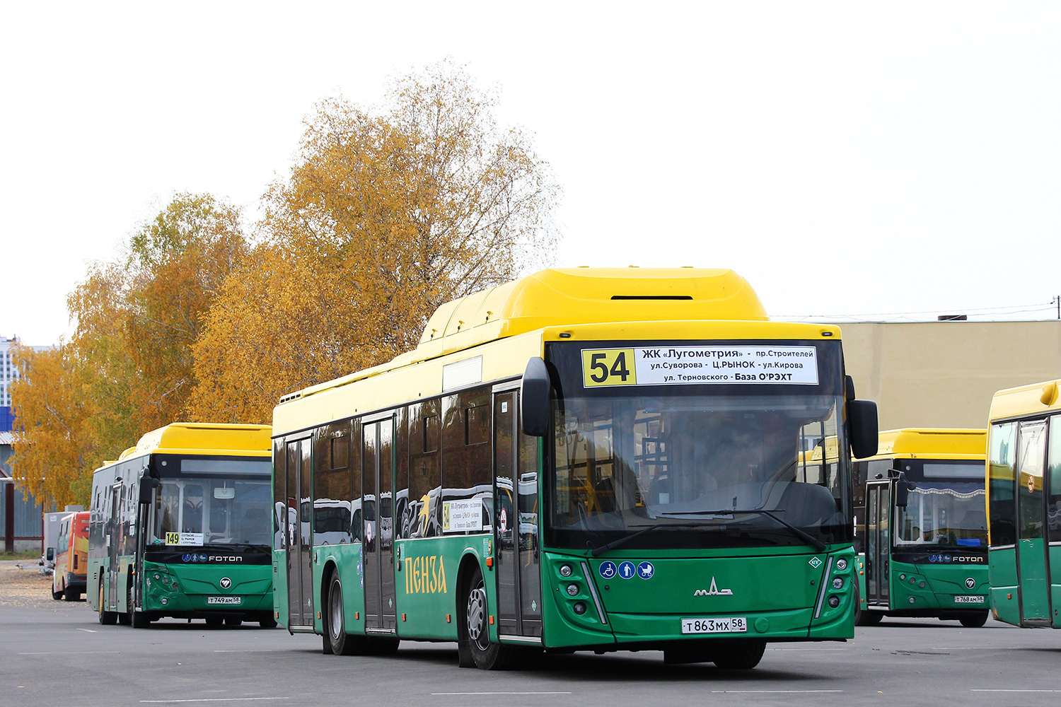 Пензенская область, МАЗ-203.948 № Т 863 МХ 58; Пензенская область — АТП