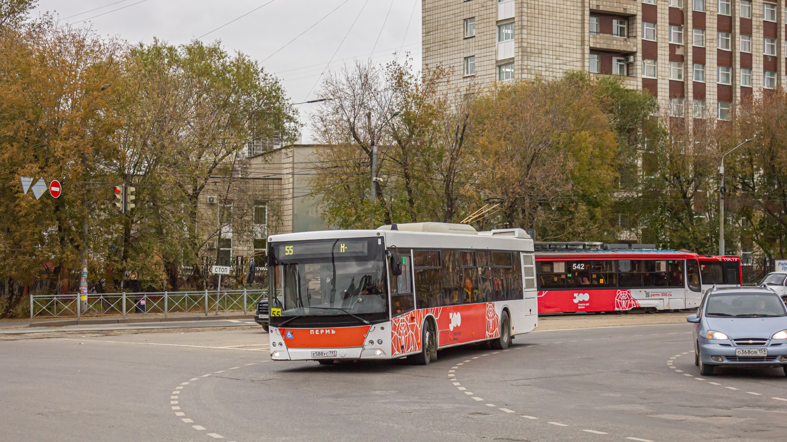 Пермский край, МАЗ-203.016 № Е 588 УС 797