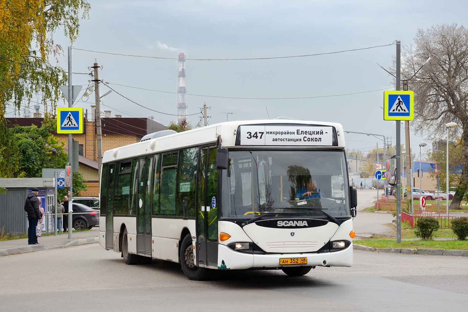 Липецкая область, Scania OmniLink I (Скания-Питер) № АН 352 48