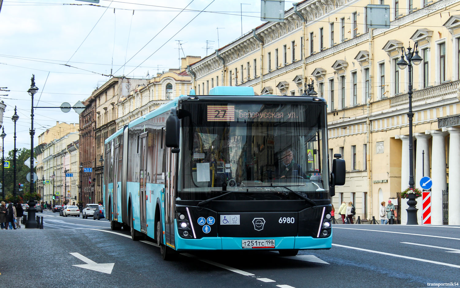 Санкт-Петербург, ЛиАЗ-6213.65 № 6980