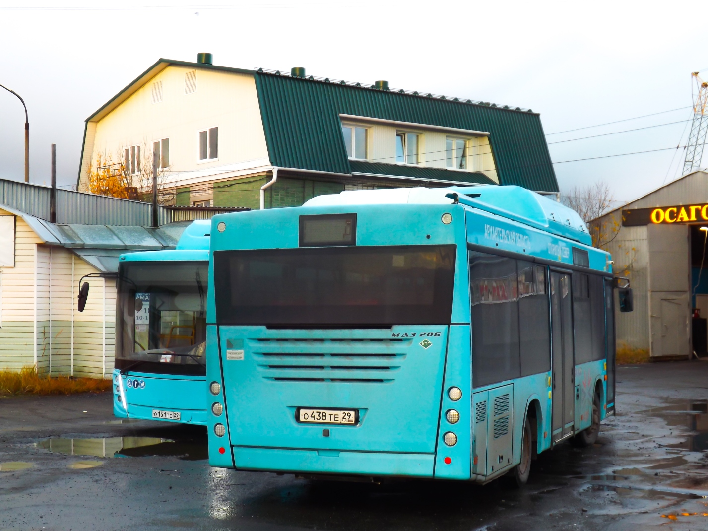 Архангельская область, МАЗ-206.948 № О 438 ТЕ 29