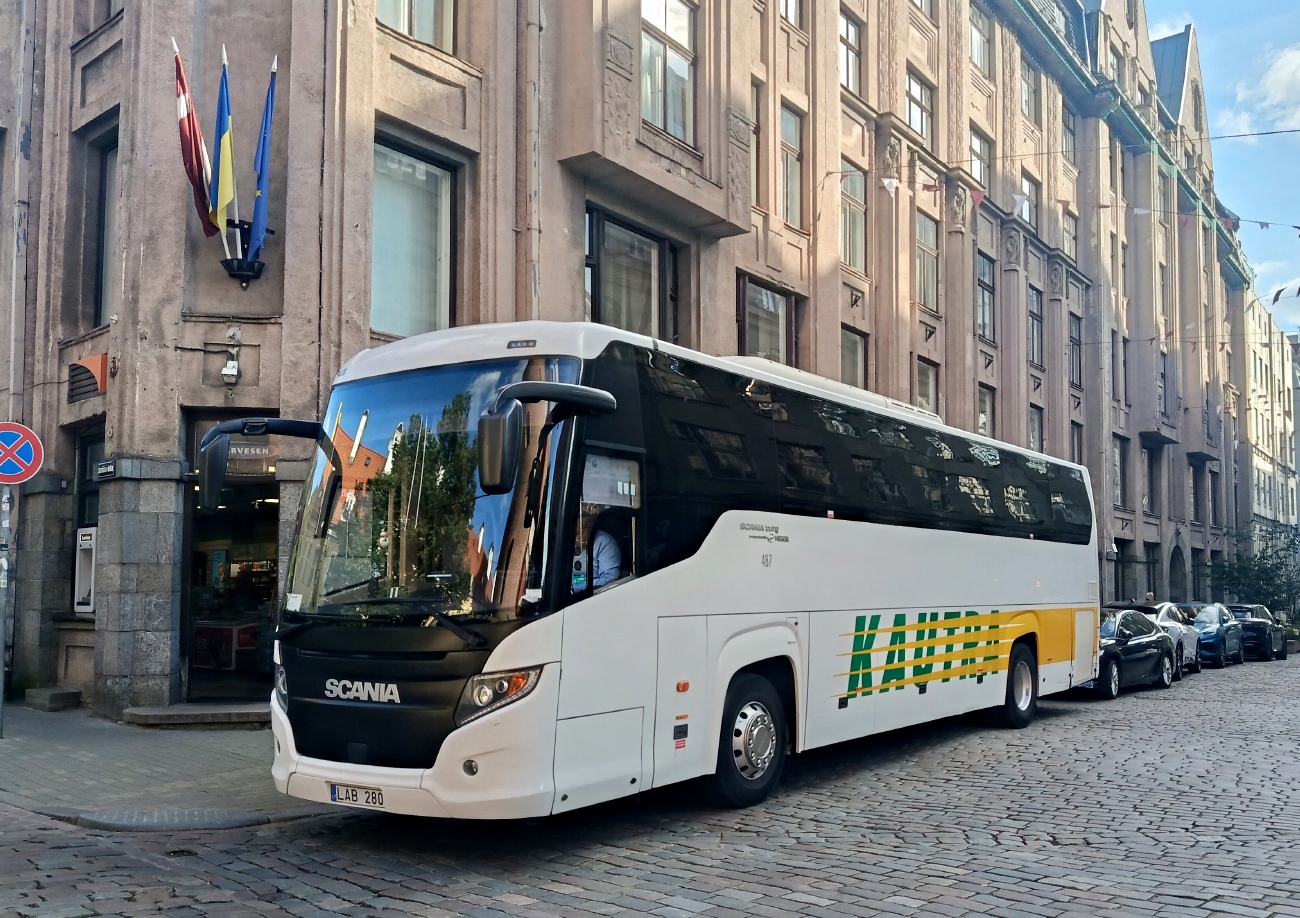 Литва, Scania Touring HD 12.0 № 487