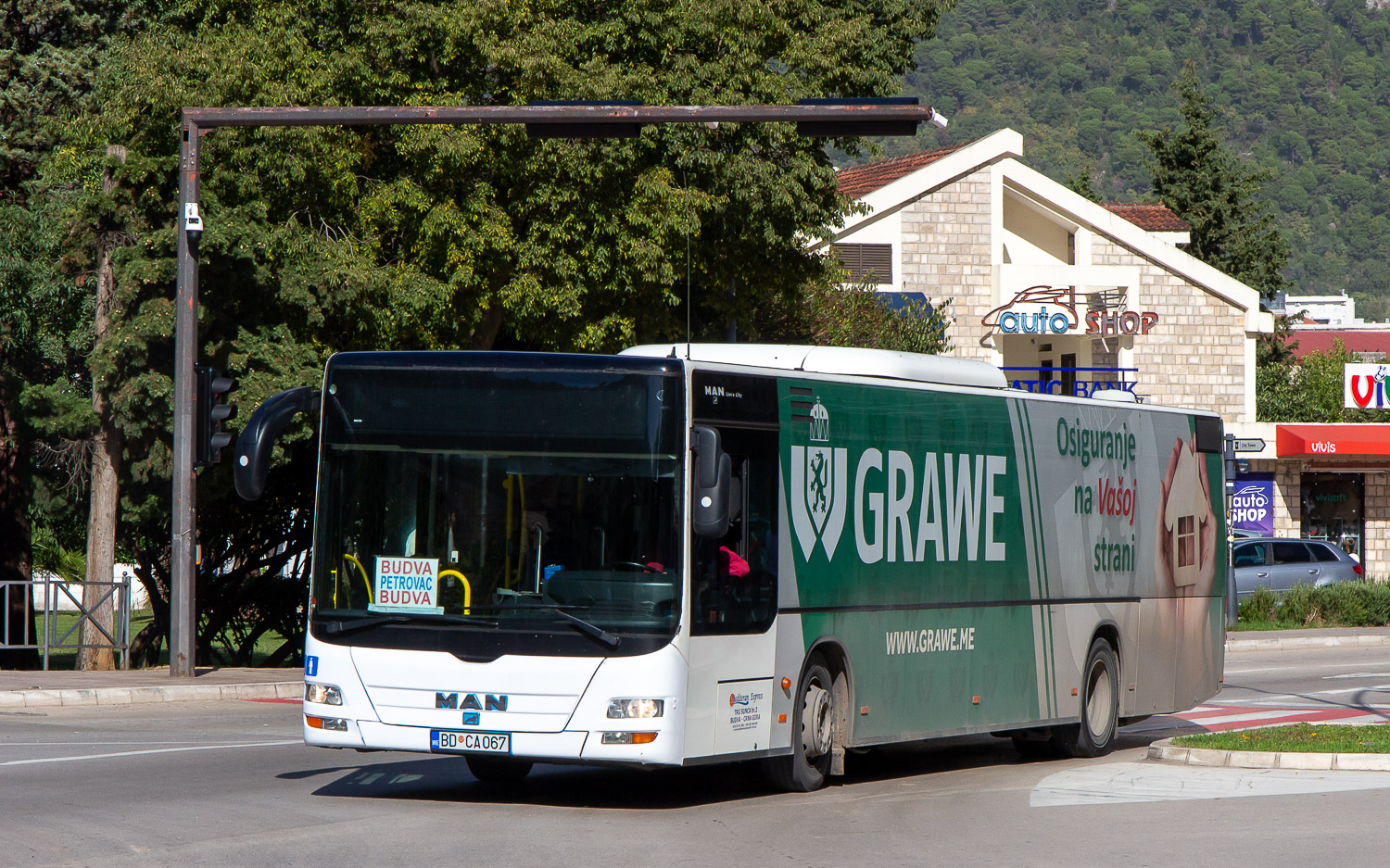 Черногория, MAN A21 Lion's City NL323 № BD CA067