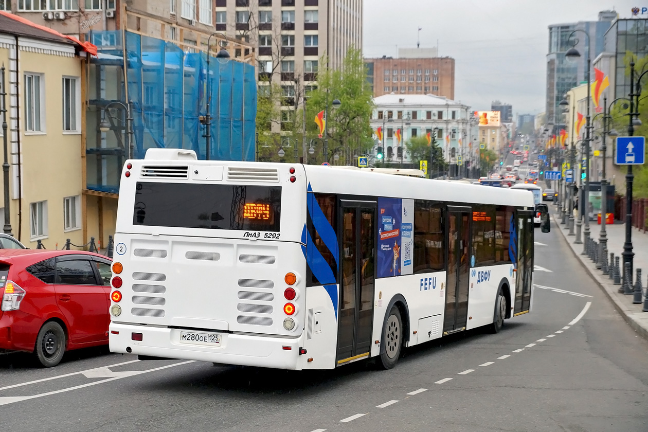 Приморский край, ЛиАЗ-5292.65 № М 280 ОЕ 125