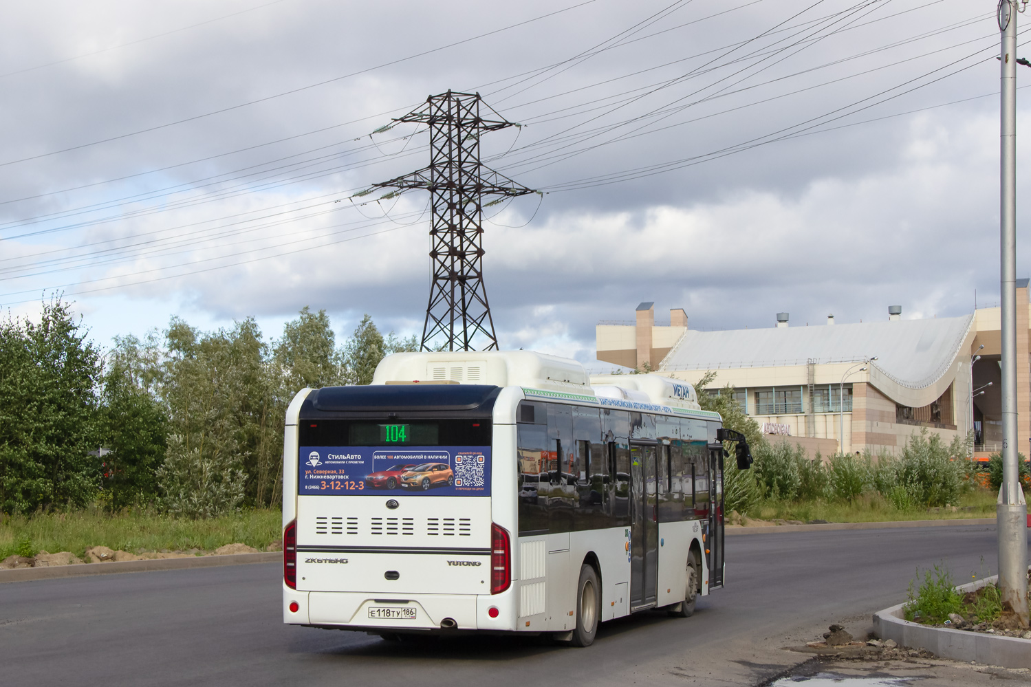 Ханты-Мансийский АО, Yutong ZK6116HG № Е 118 ТУ 186 Ханты-Мансийский АО, Yutong ZK6116HG № Е 118 ТУ 186