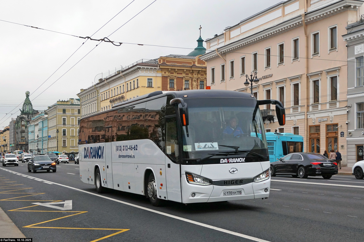 Санкт-Петербург, Higer KLQ6121LTQ № С 170 ТР 198