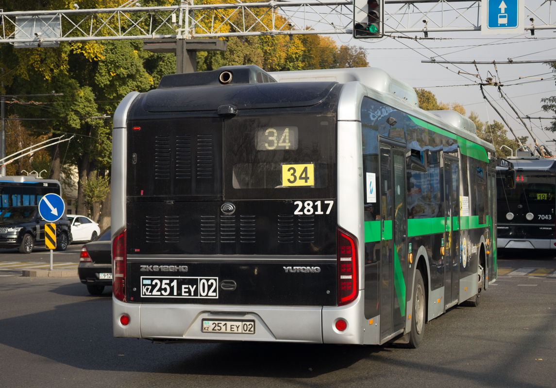 Алматы, Yutong ZK6126HG (QazTehna) № 2817