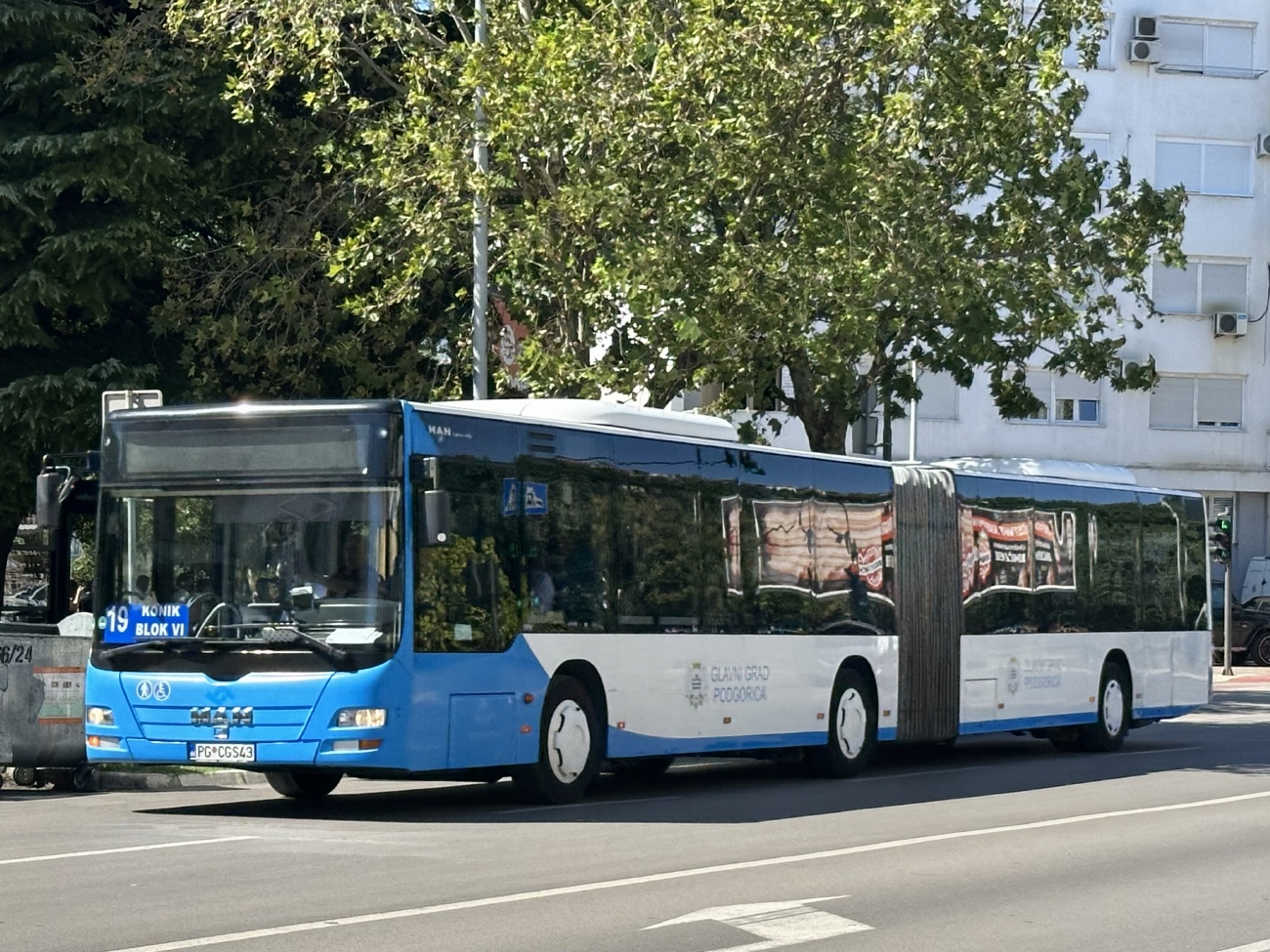 Черногория, MAN A23 Lion's City G NG323 № PG CGS43