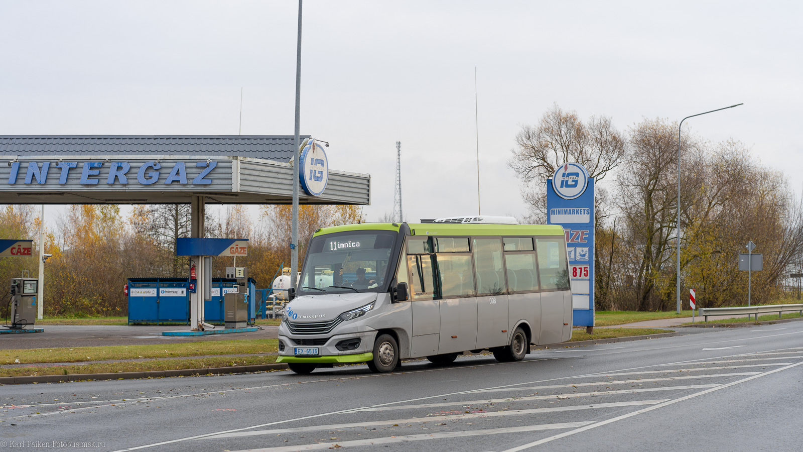 Латвия, Feniksbus FBI II 83M-E № 008